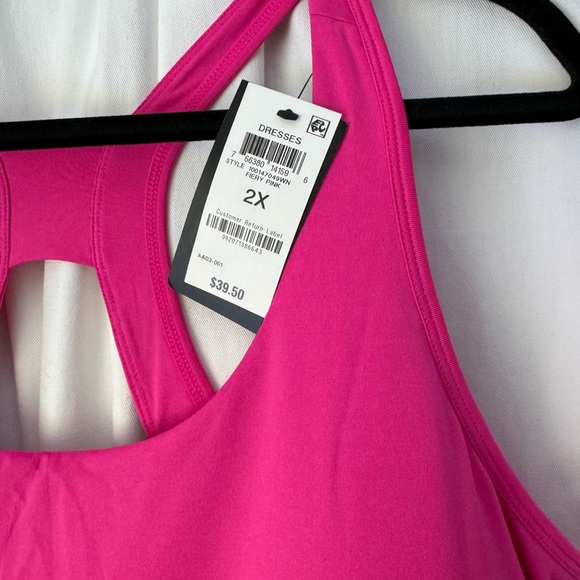 NWT Pink Ideology Performance Dress 2x - Picture 3 of 7
